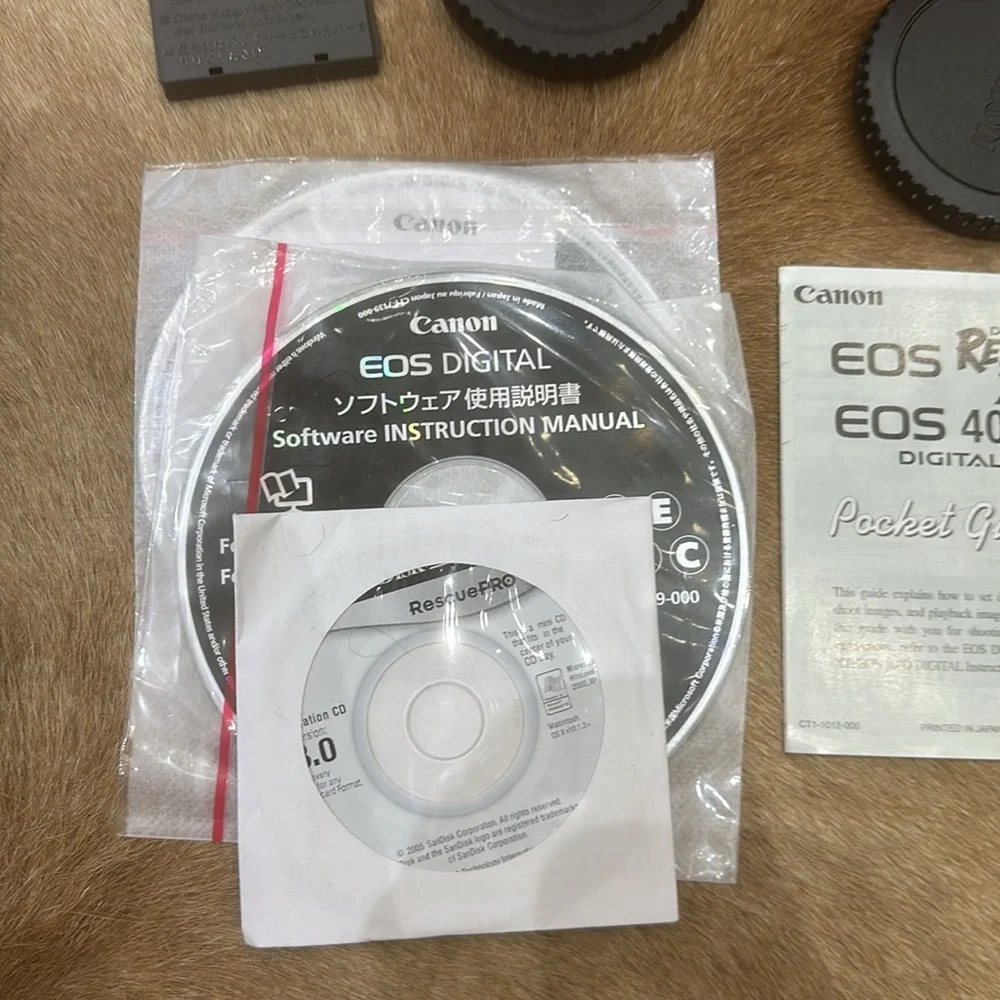 Canon EOS Rebel XTi 400D Digital camera and Speedlite 200E
